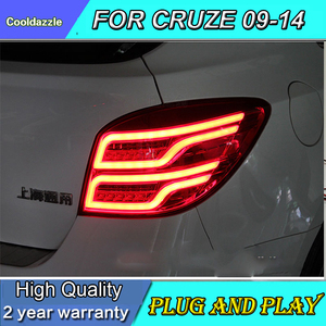 2009-2014 Anno Per Chevrolet Cruze Hatchback HA CONDOTTO LA Luce Posteriore Fanali Posteriori di <span class=keywords><strong>Parcheggio</strong></span> Segnale Da Corsa Inversione di Fumo Nero/Rosso /Chrome - Product Image 2