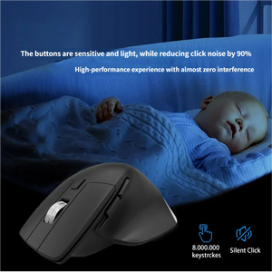 Mouse Senza Fili Black Gaming Mouse rainbow Rgb Ergonomic Gaming Mouse Wireless Mouse for <b>Pc</b> - Product Image 6