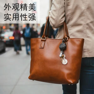 Hoverable Outdoor Carabiner Anti Theft Key <b>Chain</b> <b>Heavy</b> <b>Duty</b> Steel Wire Rope Retractable Buckle For Men's Handbags - Product Image 1