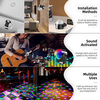 Mini projecteur de faisceau lumineux LED RGB DMX512 à commande sonore pour piste de danse, boule magique, DJ, fête, IP33, 300LM, garantie 2 ans