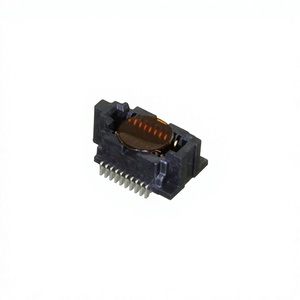 LC to LC for Fiber Optic Panel Mount Female to Female Coupler <b>Single</b>-Mode Multimode Module <b>Socket</b> 5V PCB Brass 20P - Product Image 3