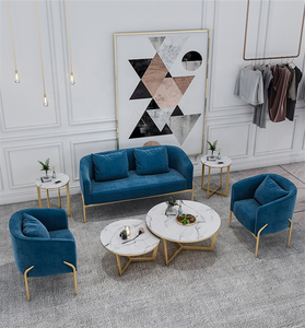 Sofà di Arte del panno Piccola Famiglia Seduta Sofà Stanza Nordic Semplice E Moderno Web Celebrity Ins Negozio di Abbigliamento Piccolo Divano - Product Image 3