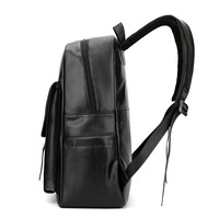 Nouveau style sac à dos pour ordinateur portable en PU, grande capacité, imperméable, tendance, pour voyages et trajets quotidiens, extensible