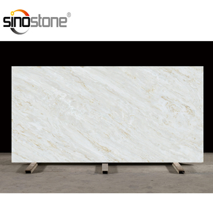 משטח עבודה למטבח מאבן קוורץ מלאכותית גדולה ויוקרתית, דגם 2026, מוסמך NSF, ידידותי לסביבה ועמיד למים. - Product Image 4