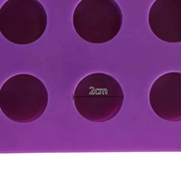 Moule à glaçons en silicone de forme cylindrique à 88 trous pour la maison
