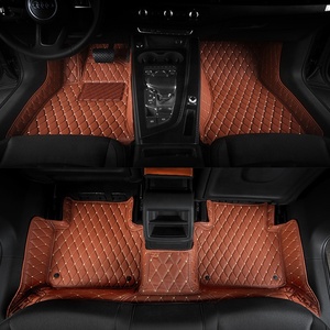 Tappetini auto in pelle per <span class=keywords><strong>audi</strong></span> <span class=keywords><strong>a4</strong></span> B9 2016 2017 2018 2019 2020 <span class=keywords><strong>accessori</strong></span> di stile degli interni della copertura tappeto tappeto auto - Product Image 4