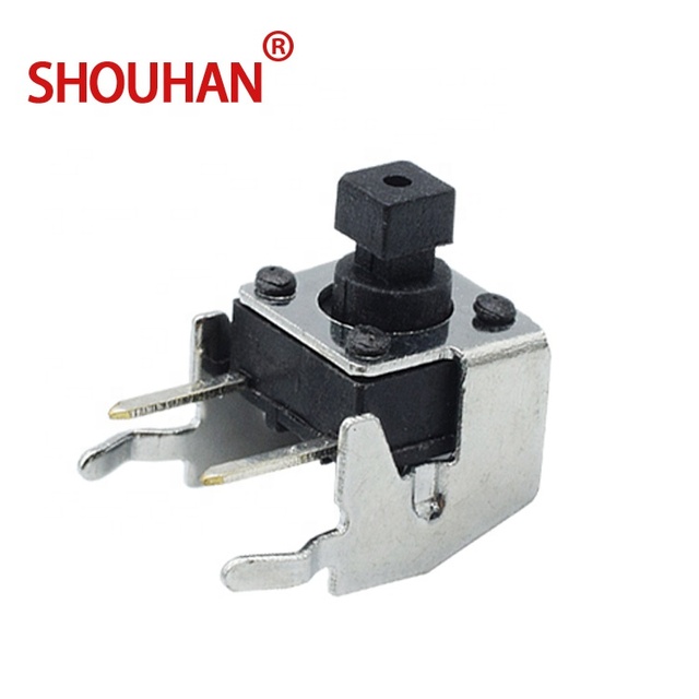 TS66ZJFT 6x6 Horizontal 2 Side Press Bracket Tact Switch