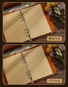 สมุดบันทึกวิเศษ A5 แบบถอดได้ ดีไซน์เรโทร สวยหรู พร้อมความรู้สึกพรีเมียม - Product Image 4