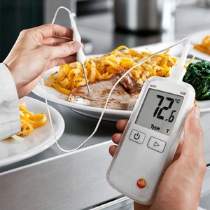 เทอร์โมมิเตอร์วัดอุณหภูมิอาหารแบบกันน้ำ Detu Testo108 IP65 |   การวัดที่แม่นยำสำหรับการทำอาหารและการอบขนม - Product Image 1