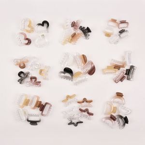 Vente en gros de pinces à cheveux en acétate de couleur dégradée pour femmes, accessoires pour cheveux - Product Image 3