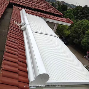 Efficacité thermique supérieure <span class=keywords><strong>Tuiles</strong></span> de toiture isolées Fonctionnement manuel en aluminium léger avec cadre blanc Matériau de voile en PVC - Product Image 4