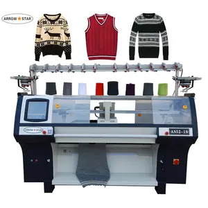 7 Gauge computer gesteuerte Pullover Flachs trick maschine