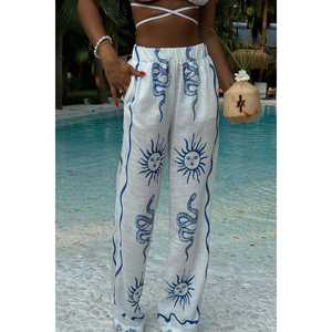 PANTALONS EN LIN OLIVERA, Bas de vêtements confortables pour tous les jours - Product Image 6