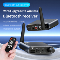 Récepteur audio stéréo HIFI sans fil 5.4 avec adaptateur AUX 3.5MM RCA USB Type-C U-Disk pour séparateurs et convertisseurs vidéo