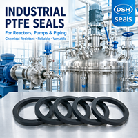 Joint en PTFE DSH pour réacteur chimique, pipeline, pompe, vanne, échangeur de chaleur, résistant à la corrosion, joint annulaire plat en PTFE vierge -55°C