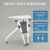 Conjunto de Mesa de Conferencia Redonda y 4 Sillas |   Conjunto de Muebles Modernos para Sala de Reuniones para Salas de Juntas de Pequeñas Empresas
