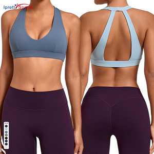 Tendance 2026 : Soutien-gorge de sport pour femme, dos nu, col halter, haute performance, col en V, pour la course, le yoga et la gym - Product Image 1