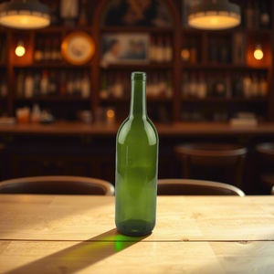Botella de Vidrio Verde de 750 ml al por Mayor para Vino con Sello de Corcho para Serigrafía de Marca, para <span class=keywords><strong>Brandy</strong></span> y Otros Usos - Product Image 2