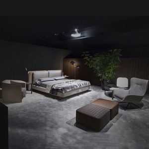 Italian Style Modern Designer Leather Durable Hotel <b>Bed</b> <b>Frame</b> for Living Room Bedroom Custom King/<b>Queen</b> <b>Size</b> Apartment Furniture - Product Image 3