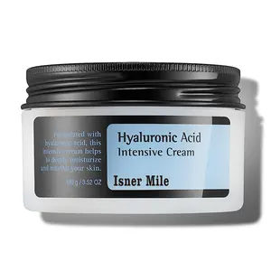 Private Label Hyaluronsäure-Intensiv creme mit aus gezeichneter Haut haftung und feuchtigkeit spendenden Eigenschaften