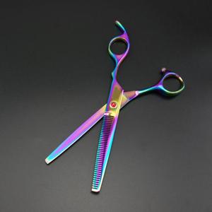 Offre Spéciale Pet cheveux coupe en acier inoxydable ciseaux tondeuses plat dent coupe chiens toilettage beauté outils ensemble - Product Image 5