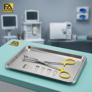 Pince à tissus intestinaux Babcock 2026 avec poignées jaunes pour la chirurgie générale, certifiée CE ISO13485 - Product Image 3
