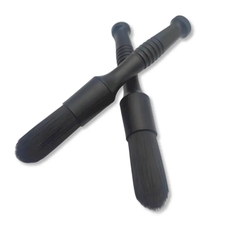 黒いプラスチックグリップを備えたエクステリアディテール自動ディテールブラシ用のプレミアム品質の耐薬品性硬い毛
