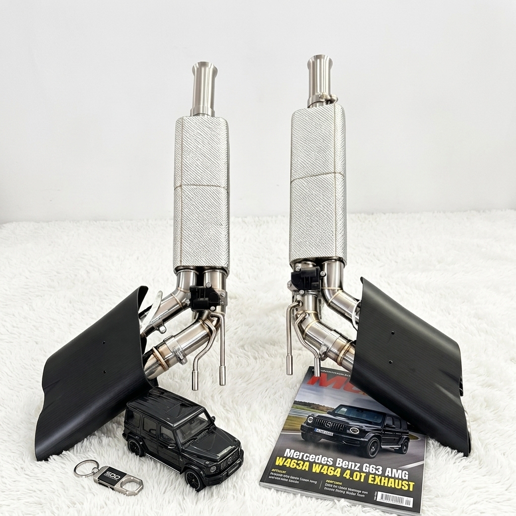 VantaFlow High Performance Stainless Steel Catback Exhaust for Mercedes Benz G63 AMG W463A W464 4.0T 2018-2026 Muffler with Valve