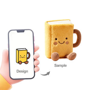 Peluche personalizzato progetta la tua tazza carina peluche peluche Super morbido dai produttori di giocattoli bambole di peluche personalizzate - Product Image 5