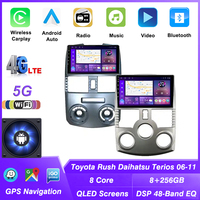 Autoradio pour Toyota RUSH DAIHATSU TERIOS 2006-2011 Android 8G+128G Lecteur multimédia vidéo Navigation GPS