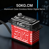 Servomoteur numérique Feetech FT850M 7.4V 50kg à couple élevé 180 degrés pour voiture RC, bateau, avion, bras robotique, modèle industriel