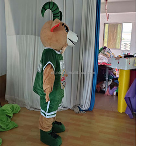 Efun Moq ชุดมาสคอตแพะน่ารักกำหนดเองได้สำหรับผู้ใหญ่การ์ตูนสัตว์ชุดสำหรับงานปาร์ตี้อีเว้นท์ - Product Image 2