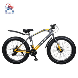 Bicicleta de Nieve con Suspensión Completa de 26 Pulgadas, Neumáticos Gruesos 4.0, Ruedas con Frenos de Disco y Pedales Ordinarios, Horquilla de Acero - Product Image 6