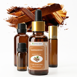 Huile de Bois de Santal Naturelle Pure 30ml Fraîche pour le Visage et le Corps – Échantillon SPA – Soulagement, Arôme, Relaxation pour Femmes – Massage - Product Image 1