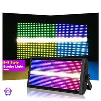 Nueva Luz Estroboscópica LED RGBW Segmentada 8+8 SHTX con Control DMX512/Activación por Sonido para Escenarios, Discotecas y Clubs, 864 Piezas