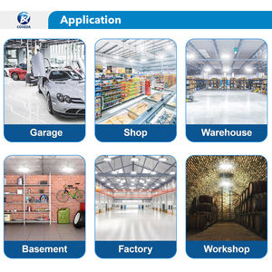 Entrepôt d'éclairage industriel à <span class=keywords><strong>prix</strong></span> compétitif Ip66 Étanche 50w 100w 150w 200w Aluminium Noir Ufo Led High Bay Light - Product Image 5