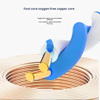 Câble Ethernet résistant aux intempéries personnalisé en usine, 4 cœurs/8 cœurs, cuivre sans oxygène, câble d'alimentation et de réseau intégré