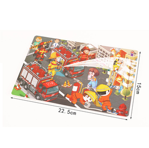 Set di Puzzle in Legno <span class=keywords><strong>Montessori</strong></span> 30 Pezzi, Gioco Educativo per Bambini con Animali e Viaggi - Product Image 2