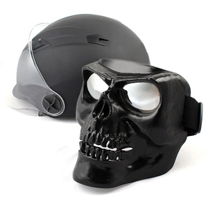 Harley Old Skull Full Framework Skull Graphic Motocross Outdoor Riding Skiing Mountaineering Tactical Retro Mask <strong>Goggles</strong> - Product Image 3