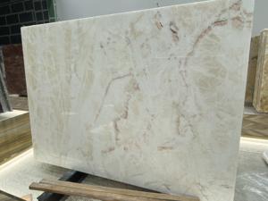 หินมายาเจดสีขาวอ่อนและสีน้ำตาลอุ่น สำหรับตกแต่งผนัง/พื้น/โต๊ะ/ผนังตกแต่งในวิลล่า - Product Image 3