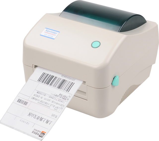 Xprinter XP-450B Label Thermal Printer One-Year Warranty 203DPI ESC/POS Barcode Ethernet WiFi Diverse Interfaces Serial Receipt