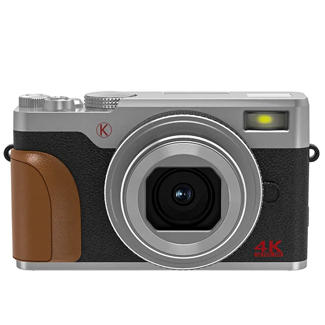 소셜 미디어 4K 디지털 경량 컴팩트 캠코더 충전식 배터리 팩 48mp 사진 용 빈티지 디지털 카메라
