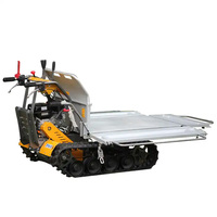 Ventes de camions à benne basculante sur chenilles à bas prix, mini-camions à benne basculante sur chenilles en caoutchouc et camions à benne basculante conformes aux normes EPA de Chine