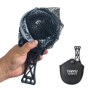 46cm 188g 34*25 18cm profondità <span class=keywords><strong>rete</strong></span> di atterraggio pieghevole <span class=keywords><strong>in</strong></span> <span class=keywords><strong>gomma</strong></span> portatile rivestimento a mosca reti da pesca <span class=keywords><strong>con</strong></span> sacchetto di stoccaggio 5 colori - Product Image 6