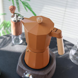 เครื่องชงกาแฟเอสเพรสโซแบบพกพาสีน้ำตาล Kamp เครื่องชงกาแฟตุรกีพร้อมวัสดุหม้อโลหะ - Product Image 2