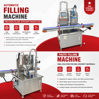 Machine de remplissage automatique à pompe à engrenages haute vitesse 60BPM pour liquides visqueux : shampoing, lessive, huiles, crèmes, lotions
