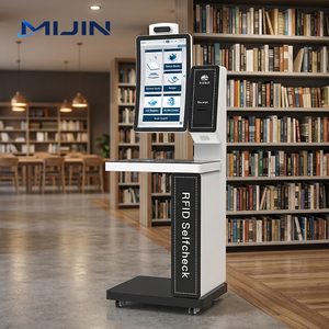Kiosco de autoservicio para préstamo y devolución de libros de la Biblioteca Mart |   Terminal de Préstamo/Devolución de Libros con RFID, Inicio de Sesión con Tarjeta IC y Contraseña - Product Image 1