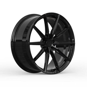 Rines de Aleación 6061 Forjados a Medida de 20 Pulgadas y 5x108 para <span class=keywords><strong>Jaguar</strong></span> XF <span class=keywords><strong>R</strong></span> <span class=keywords><strong>Sport</strong></span> <span class=keywords><strong>2017</strong></span> en Negro Brillante - Product Image 1