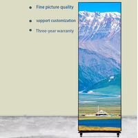 Pantalla LED Plegable P1.25 para Carteles, Brillo de 500-1000cd, Compatible con Múltiples Formatos de Video, para Interiores
