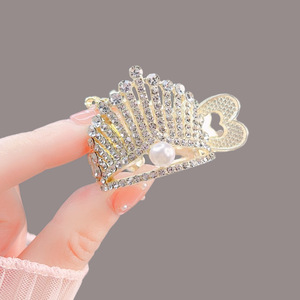 2023 Nueva joyería para el cabello, conjunto de perlas, pinza de cola de caballo alta de diamante, pinza de pelo de Pony mágica fija anticolapso - Product Image 3